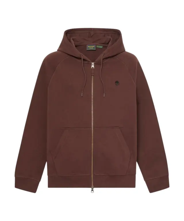 Timberland - Ανδρική Φούτερ Ζακέτα Exeter River Logo TBC0YHB8-AJD Καφέ - 2XL