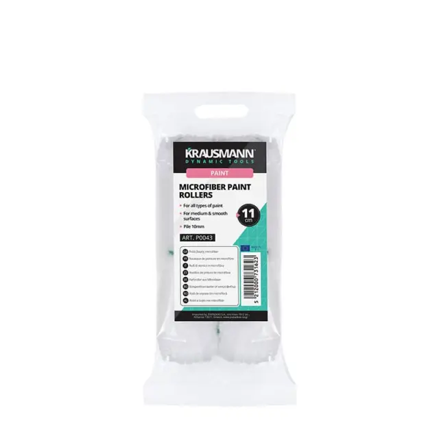 ΡΟΛΑ ΒΑΦΗΣ MICROFIBER KRAUSMANN PAINT 11cm (2Τ)P0043 2