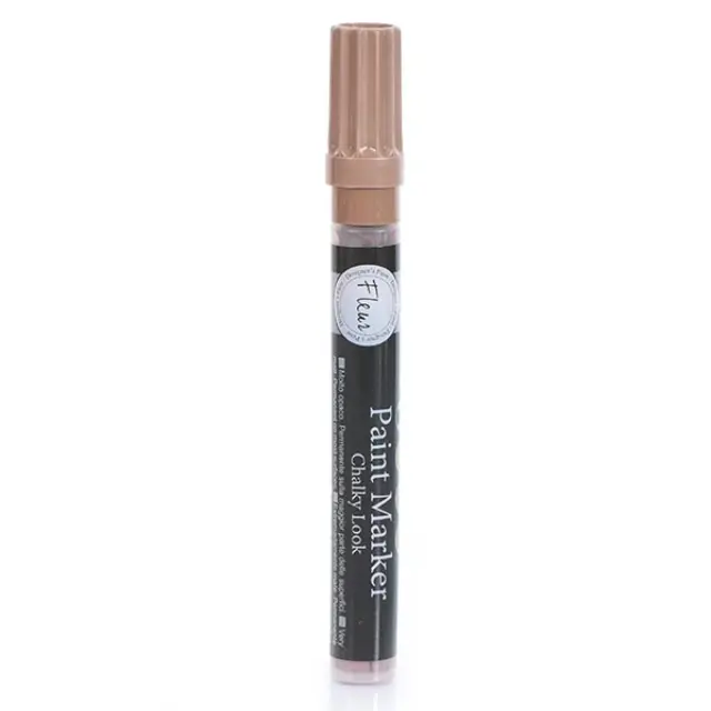 Fleur Paint Maker Chalky Look Μαρκαδόρος Chocolate Wish F17