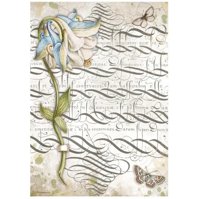 Ριζόχαρτο Stamperia 21x29cm, Romantic Garden House, Columbin
