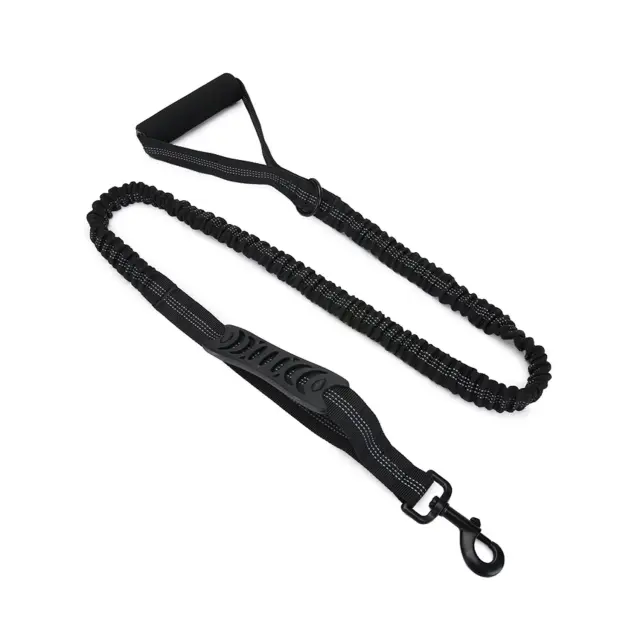 Ελαστικό Λουρί Σκύλου Bungee Μαύρο 128cm-206cm 3