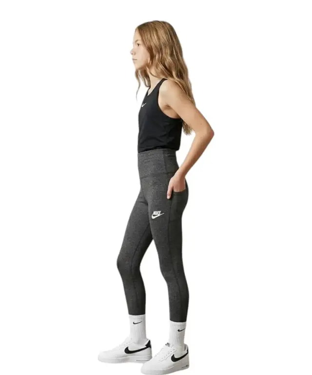 Nike - Αθλητικό Παιδικό Κολάν High-Waist Luminous 36I104-023 Μαύρο - 5 ετών 3