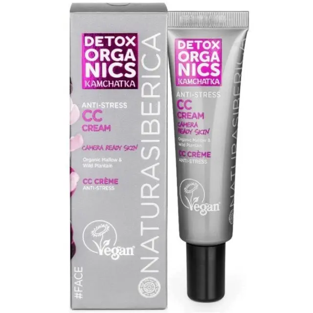 Natura Siberica Detox Organics Kamchatka CC Κρέμα Προσώπου Ημέρας για Ενυδάτωση & Ατέλειες 30ml