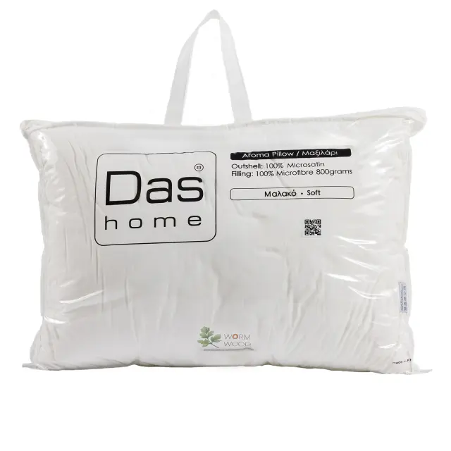 Μαξιλάρι Υπνου 50x70 Μαλακό Αρωματικό Das Home Woodworm 1428 100% Πολυέστερ