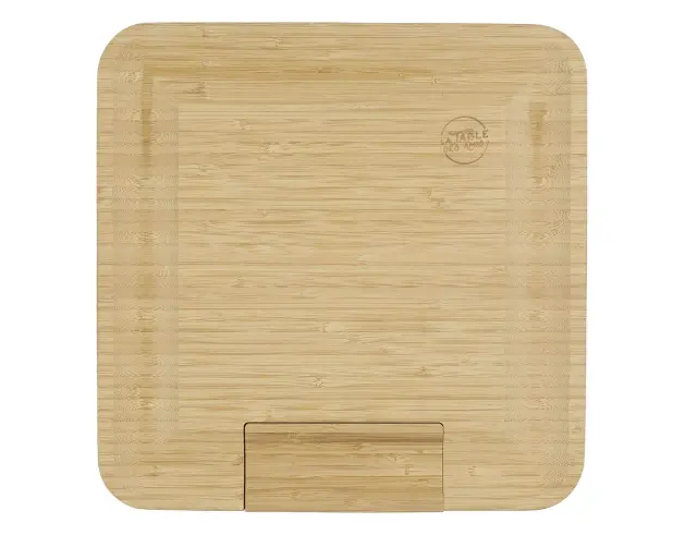 Πλατώ σερβιρίσματος τυριών Cook Concept με 3 μαχαίρια τυριού, συρτάρι αποθήκευσης και διαστάσεις 33x33x3cm KA0565 2