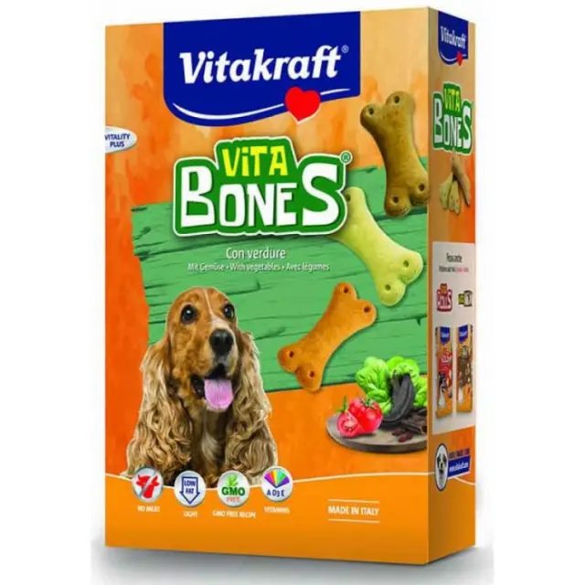 Vitakraft Vita Bones Τραγανά Μπισκότα με Λαχανικά 400gr