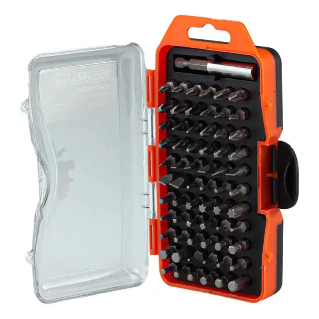 Borman BHT1220- Σετ Μύτες και Ανάπτορας 67τεμ (028901)