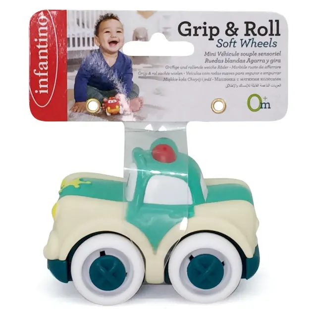 INFANTINO GRIP & ROLL SOFT WHEELS-POLICE CAR 2