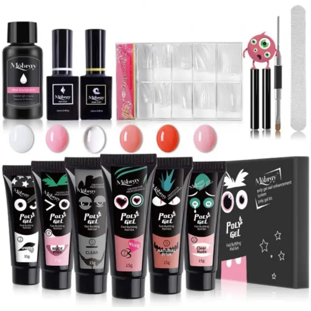 Mobray Poly Fast building nail gel KIT