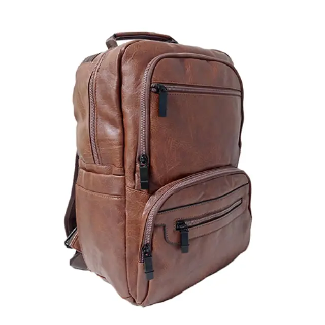 Σακίδιο Πλάτης MCAN Camel Δερματίνη 40x32x15cm LF Z717 2