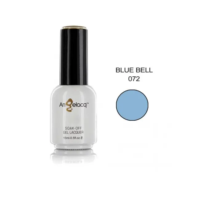Ημιμόνιμο επαγγελματικό βερνίκι ANGELACQ 15ML - 0.5FL.OZ 072 Blue Bell