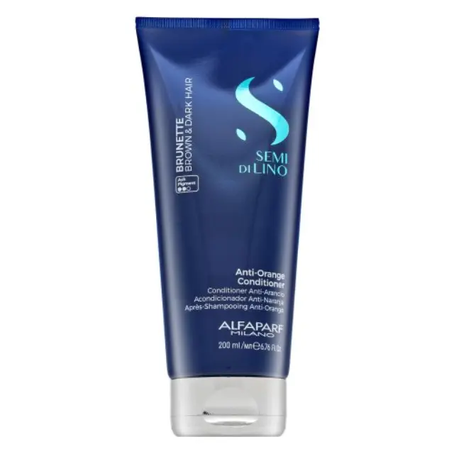 Alfaparf Milano Semi Di Lino Brunette Anti-Orange Conditioner Toning conditioner for brown shades 200 ml
