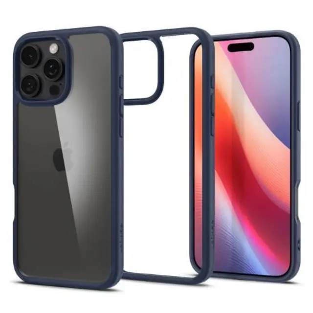 Θήκη TPU & PC Spigen Apple iPhone 16 Pro Ultra Hybrid Σκούρο Μπλε N65934