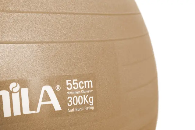 Μπάλα Γυμναστικής AMILA GYMBALL 55cm Χρυσή Bulk (48410) 2
