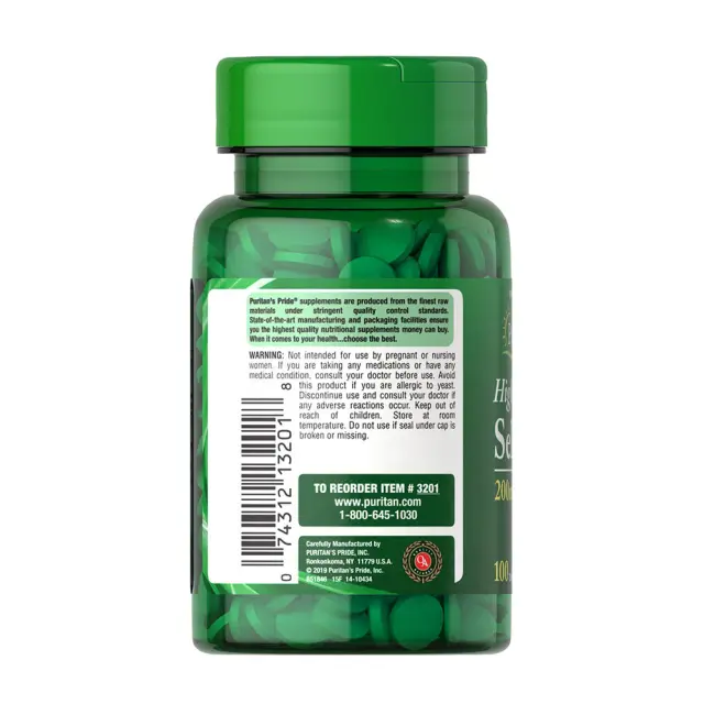 Puritan's Pride Selenium 200 mcg 3