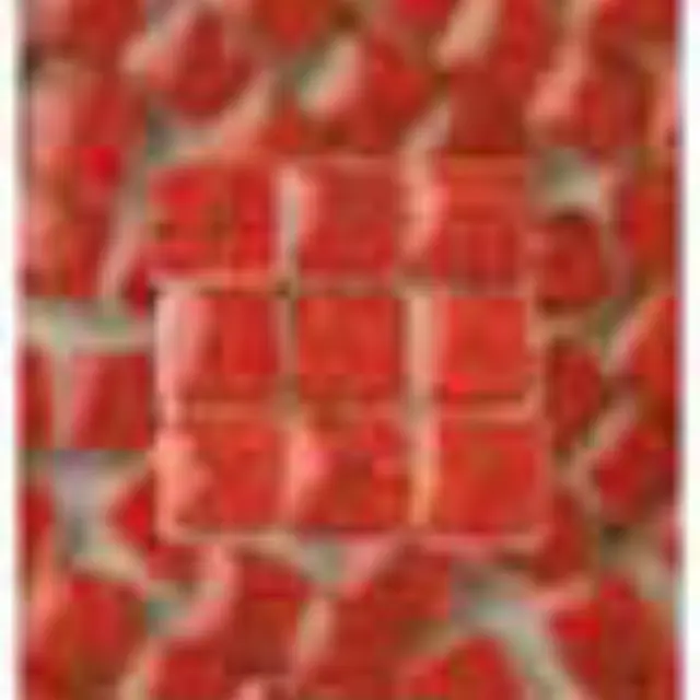 Mini Κεραμική Ψηφίδα 5x5x3mm, Red Orange, RO02 ~10gr ~100τεμ