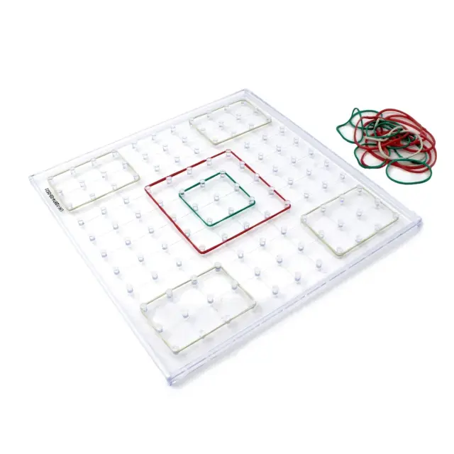 Learning Resources Εκπαιδευτικός Εξοπλισμός Διαφανής Γεωπίνακας 11 X 11 23εκ για 5+ ετών LSP 0917-UK