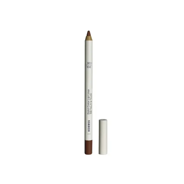 Korres Solid Color Lip Liner 02 Neutral Nude, Μολύβι Χειλιών Απόχρωση 02 1.2gr