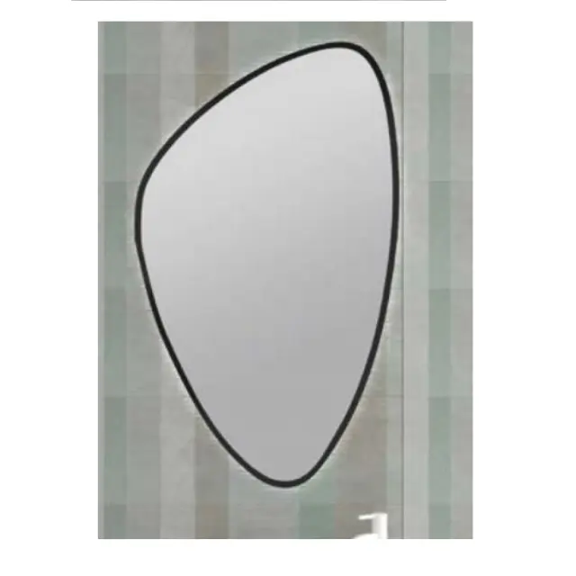 Hera Καθρέπτης Μπάνιου Led 97x66cm Μαύρος