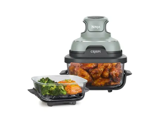 Φριτέζα αέρος Ninja CRISPi 4 σε 1 FN101EUSG με ισχύ 1700W και χωρητικότητα 1.4L και 3.8L - Green FN101EUSG 2