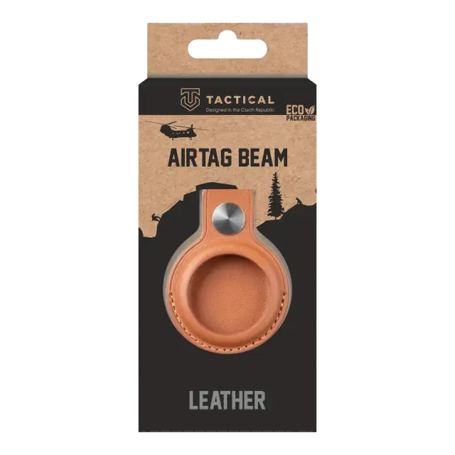 Tactical Airtag Beam Leather Brown 2