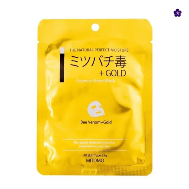 Mitomo Rejuvenating Mask Gold & Bee Venom Facial Mask 1pc