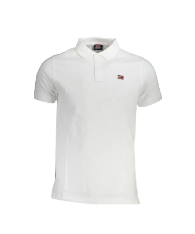 Norway Nautical School - Ανδρικό T-shirt Κοντομάνικο Polo 838861-WHIT Λευκό
