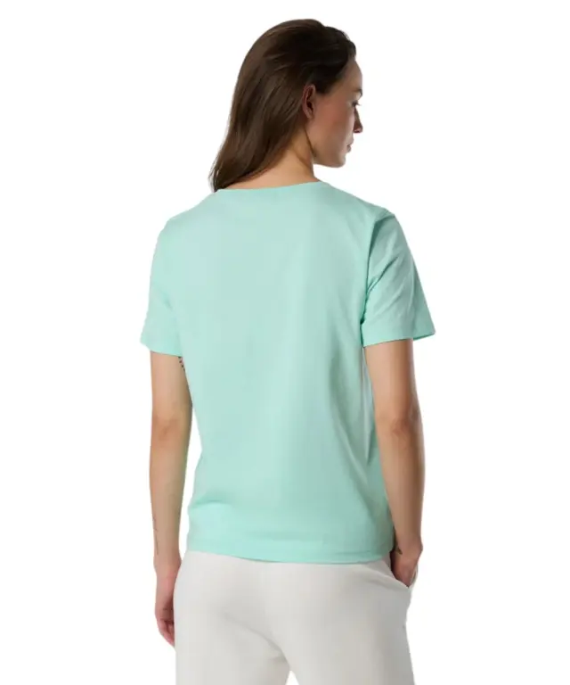 North Sails- Γυναικεία Κοντομάνικη Μπλούζα T-Shirt tonal logo 093524-000-0466 Πράσινο Ανοιχτό 3