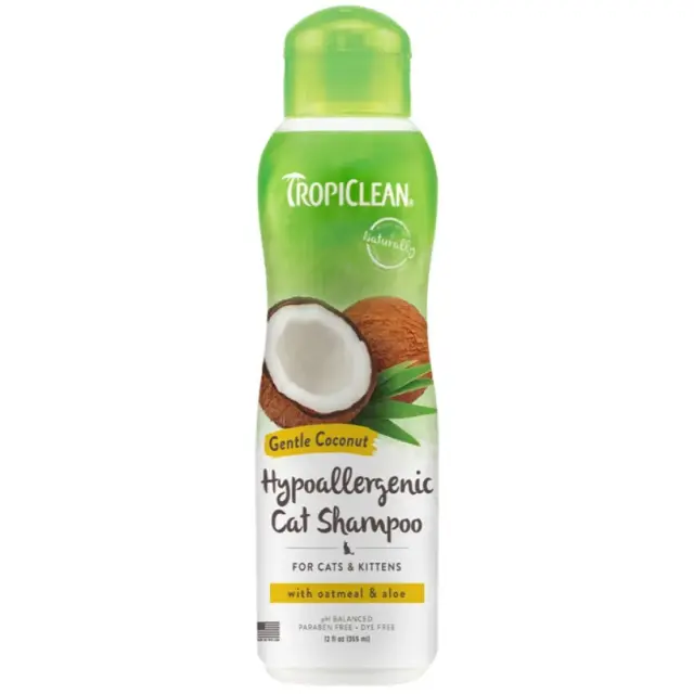 Tropiclean Σαμπουάν Καρύδα Υποαλλεργικό για Γάτες 355ml