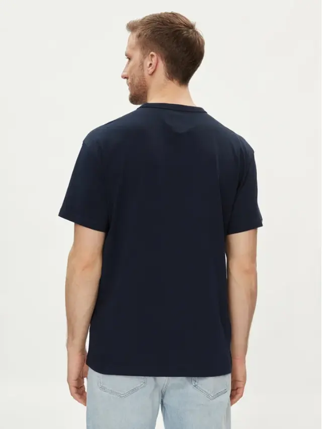 Tommy Hilfiger - Ανδρικό T-shirt Reg Corp T-Shirt Regular Fit DM0DM18872-C1G Μπλε Σκούρο - M 3
