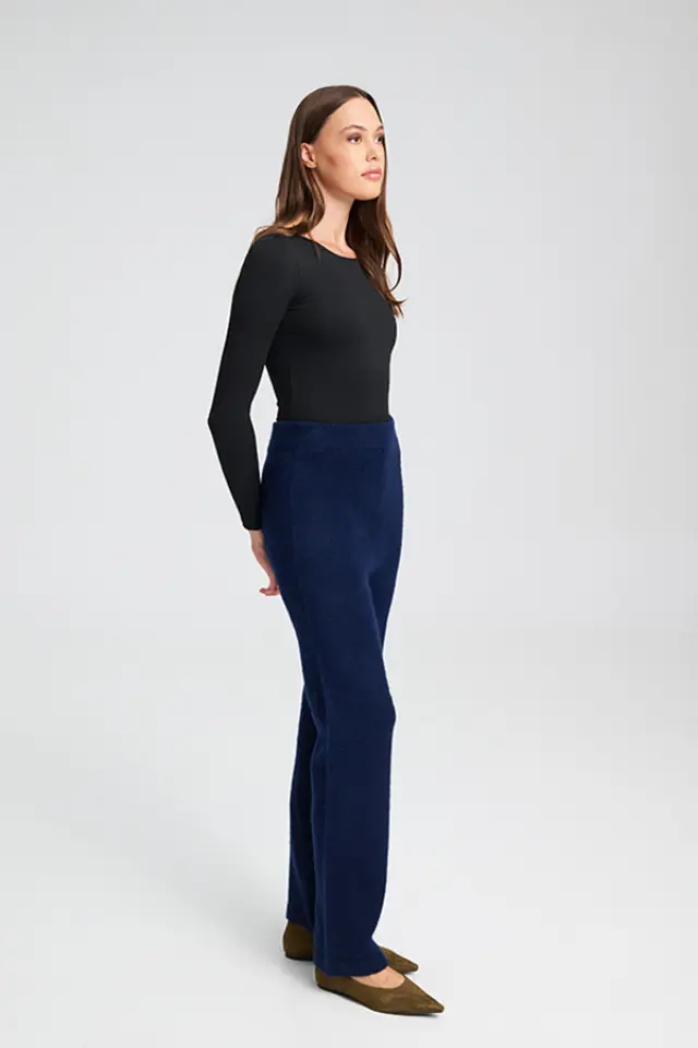 Πλεκτό Παντελόνι Άνεσης AVEL KNITTED TROUSERS - XS 3