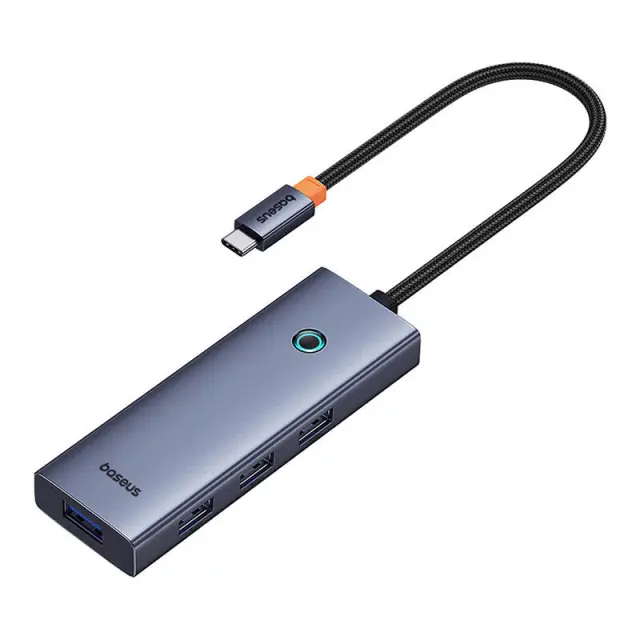 Hub 5in1 Baseus UltraJoy 5-Port (4xUSB 3.0, PD) γκρι 3