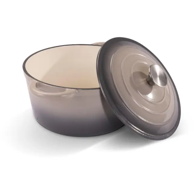 Κατσαρόλα Εμαγιέ 24x11.8cm 4.8lt Lamart IRON LT1302 3