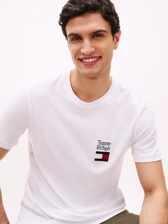 Tommy Hilfiger Aνρικό T-shirt Λευκό Άσπρο 2