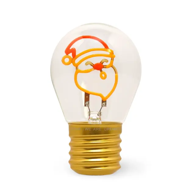 Legami Lightbulb - Shaped Table Lamp - Bulb Fiction - Santa Claus 3