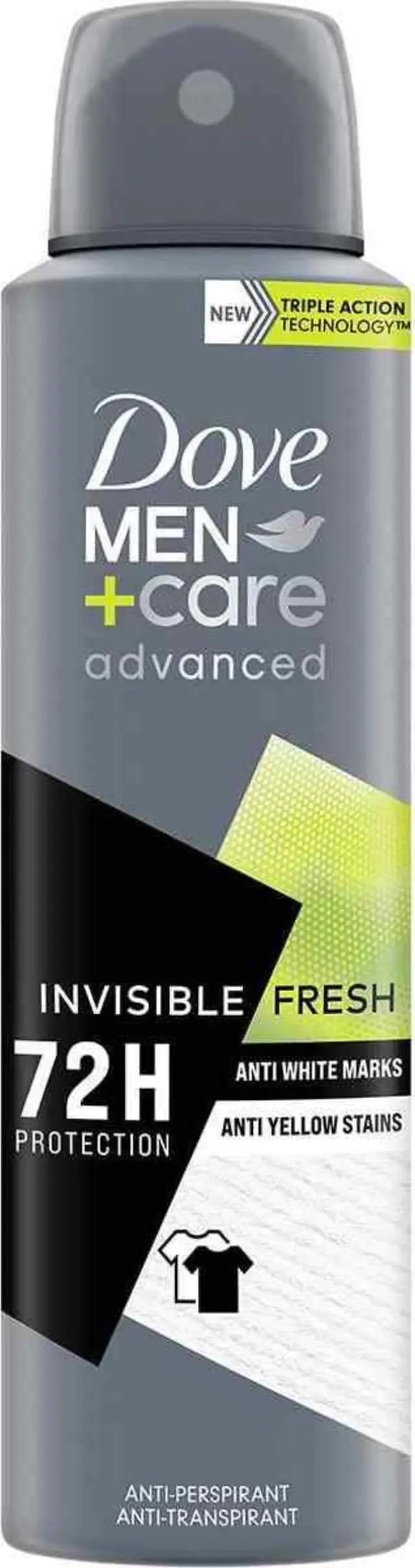 Dove Men+Care Advanced Control Invisible Fresh Deodorant Spray Ανδρικό Αποσμητικό 150ml