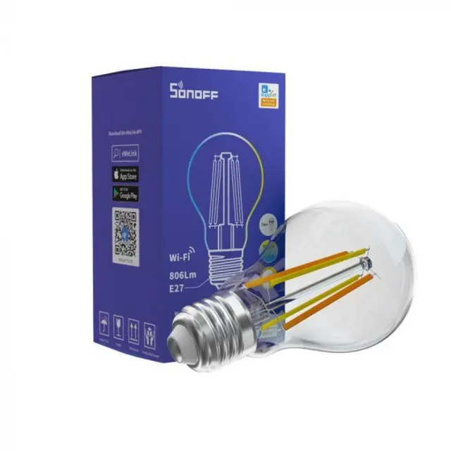 Wi-Fi Smart Led Λάμπα Filament Sonoff