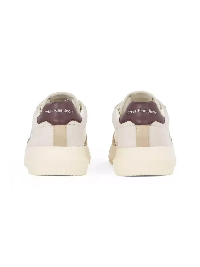 Calvin Klein - Cupsole Mono Lth Ανδρικά Chunky Sneakers YM0YM01122-0HI Μπεζ 3