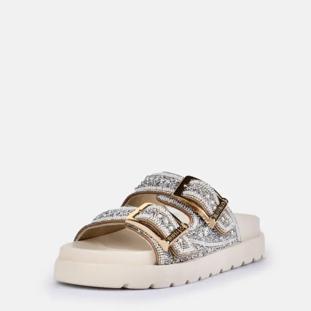 Γυναικεία Σανδάλια Buffalo Raya Ari Glam BN1602340-Cream Μπεζ - 37 2