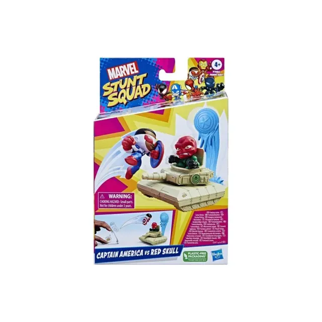 Hasbro Marvel Stund Squad Figure & Feature Playset Captain America vs Red Skull F6895 / F7064
