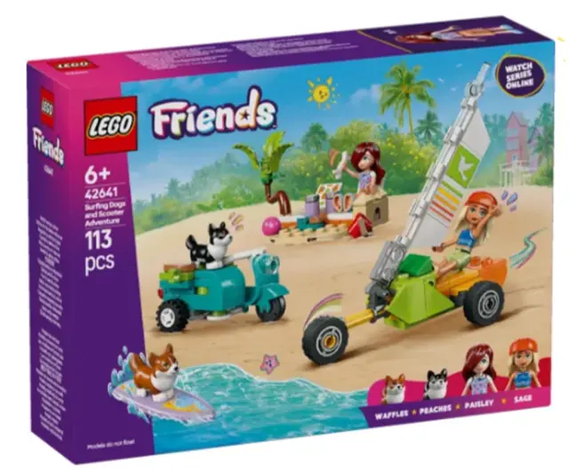 Lego Friends Surfing Dogs & Scooter Adventure / 42641 (Lego)