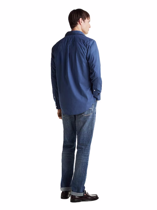 Tommy Hilfiger Μπλέ Πουκάμισο Σε Regular Fit Γραμμή Μπλε 2
