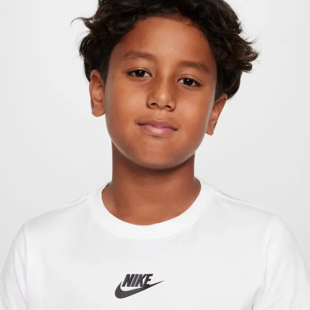 Nike Logo Tee ΠΑΙΔΙΚΗ ΜΠΛΟΥΖΑ (HM5662-100) - Λευκό - XL 13-15 ετών 3