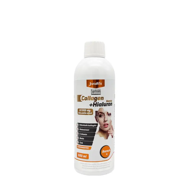 JutaVit Collagen+Hyaluron Matrix Peach, 500 ml