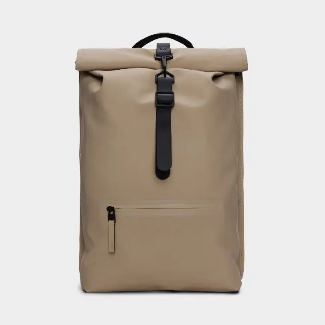 Σακίδιο Rains Rolltop Rucksack 13320-Beige Μπεζ - ONESIZE