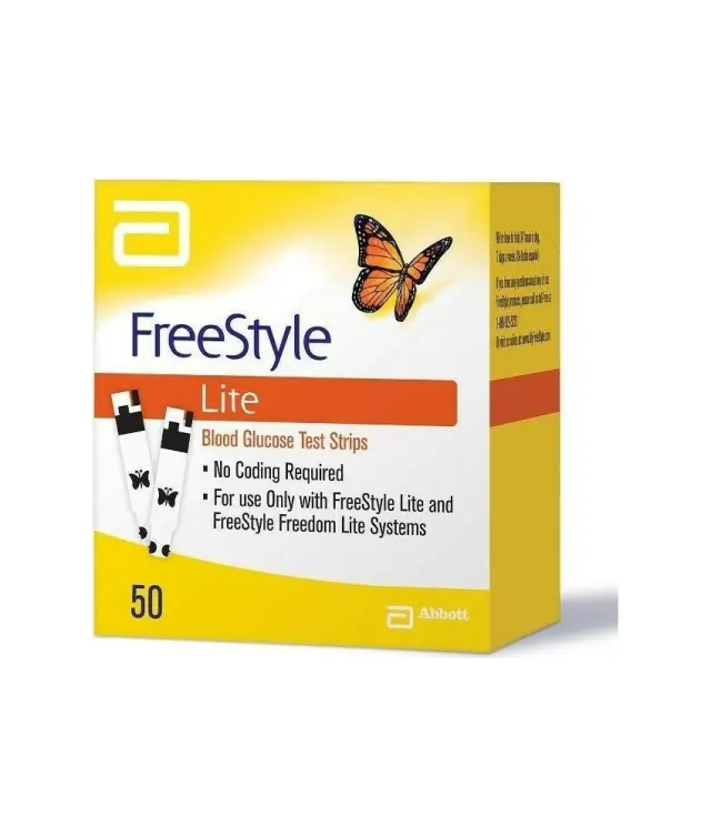 Abbott FreeStyle Lite Ταινίες μέτρησης Γλυκόζης αίματος, 50 ταινίες