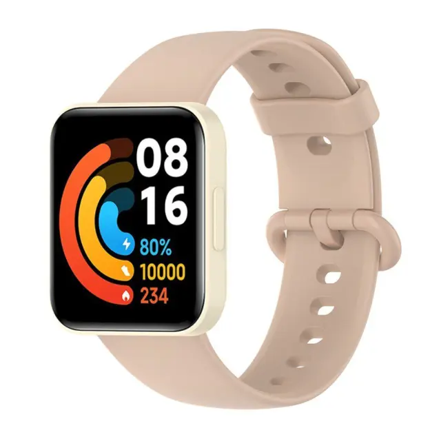Λουράκι Σιλικόνης για Xiaomi Mi Watch Lite 2 Ροζ OEM 2