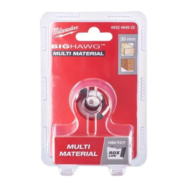 Milwaukee 4932464922 - ΠΟΤ/ΝΟ ΠΟΛ/ΠΛΩΝ ΥΛΙΚΩΝ BIG HAWG Φ30 MW 2