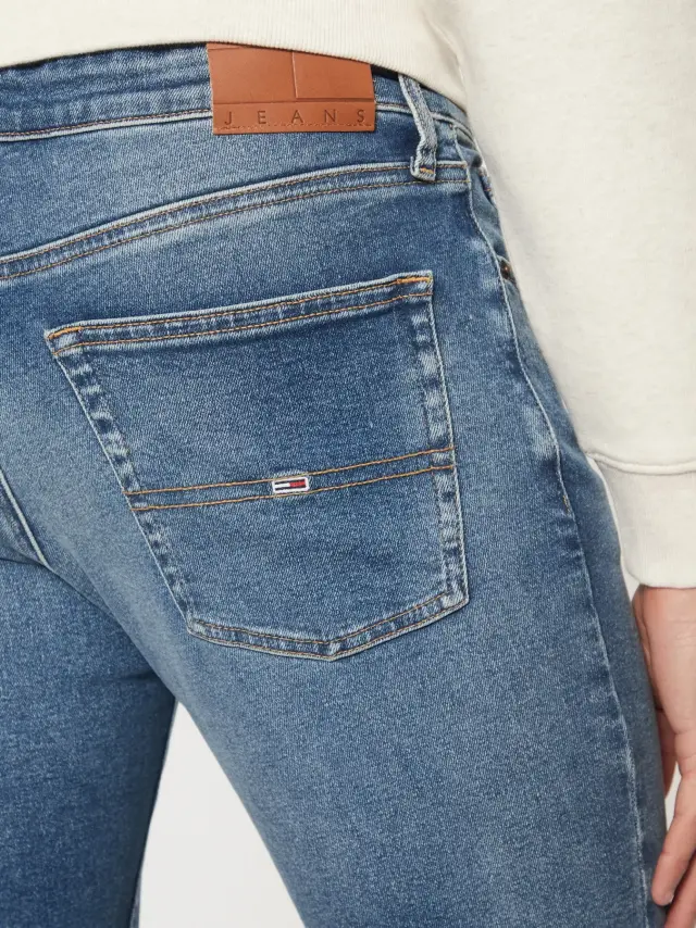 Tommy Hilfiger - Ανδρικό Παντελόνι Τζιν Ελαστικό Scanton Slim Fit DM0DM20535-1A5 Μπλε 2