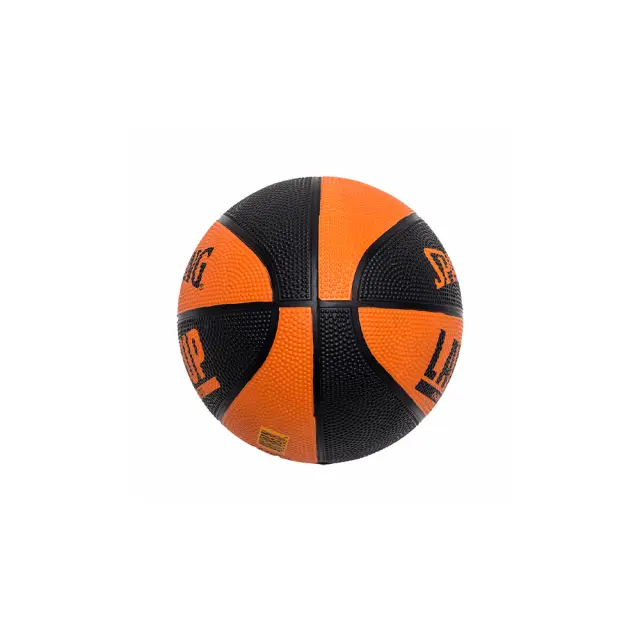 Spalding Kids Lay Up Rubber Size 5 Basket Ball Μαύρο - Πορτοκαλί 84-550Z1 (Spalding) - 5 2